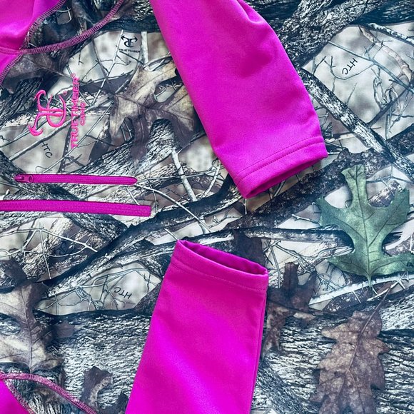 Truetimber Pink/ purple Camo Pullover Jacket Sz small - Picture 12 of 15